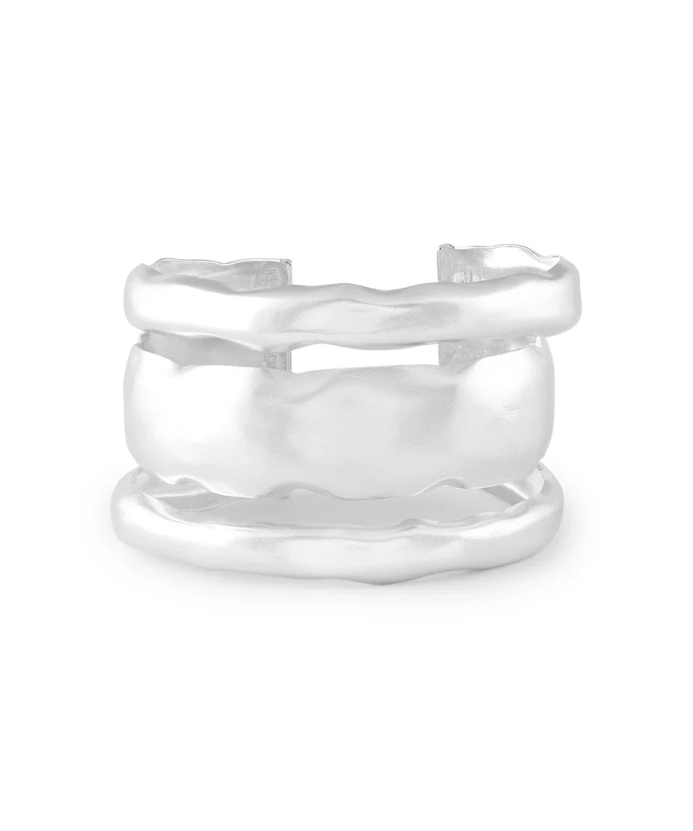 Silver Triple Cuff