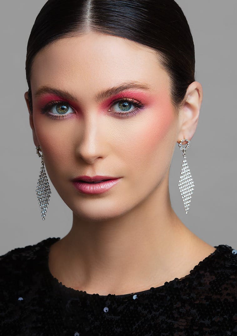 Lux Crystal Diamond Drop Earrings