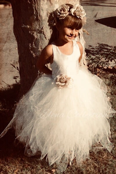 Flower Girl Tutu Dress - Rosita