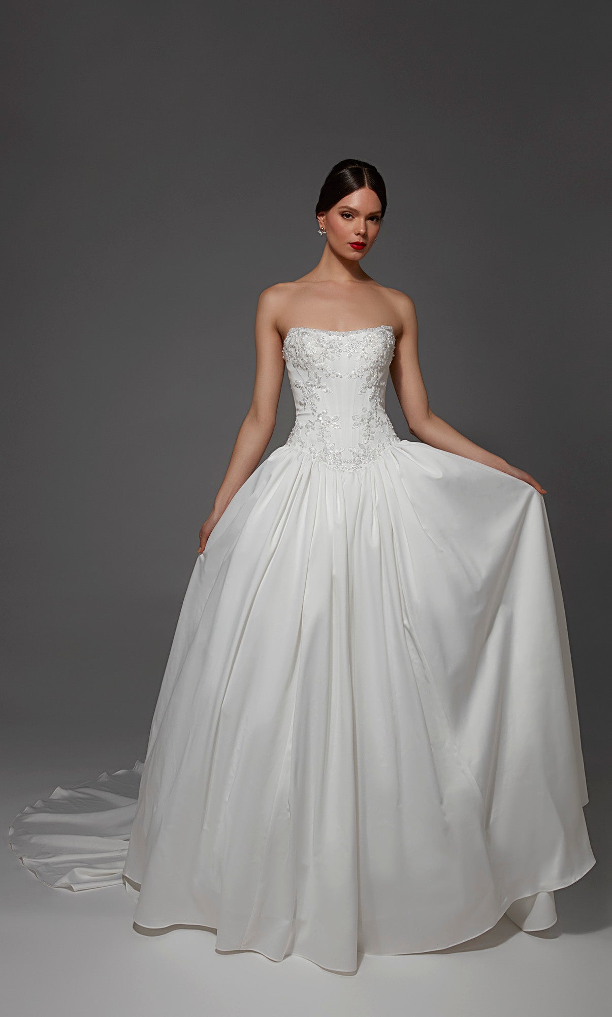 ALYCE Paris 7188 Bridal Strapless Neckline Elegant Ballgown Dress