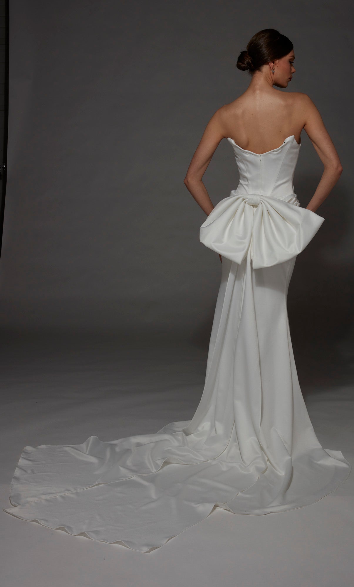 ALYCE Paris 7177 Bridal Cat-eye Neckline Sexy Straight Dress