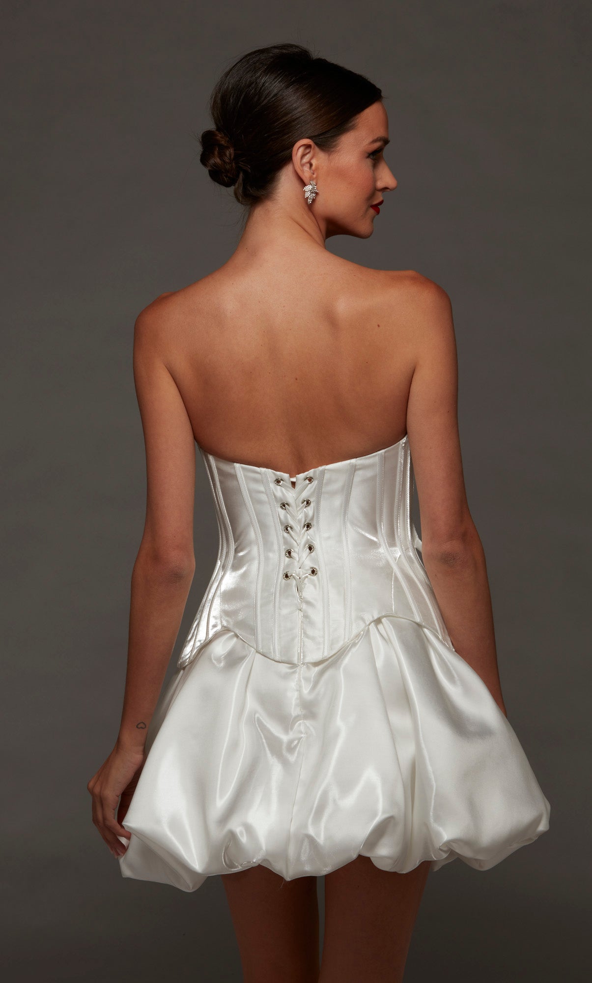 ALYCE Paris 70108 Bridal Strapless Neckline Elegant A Line Dress