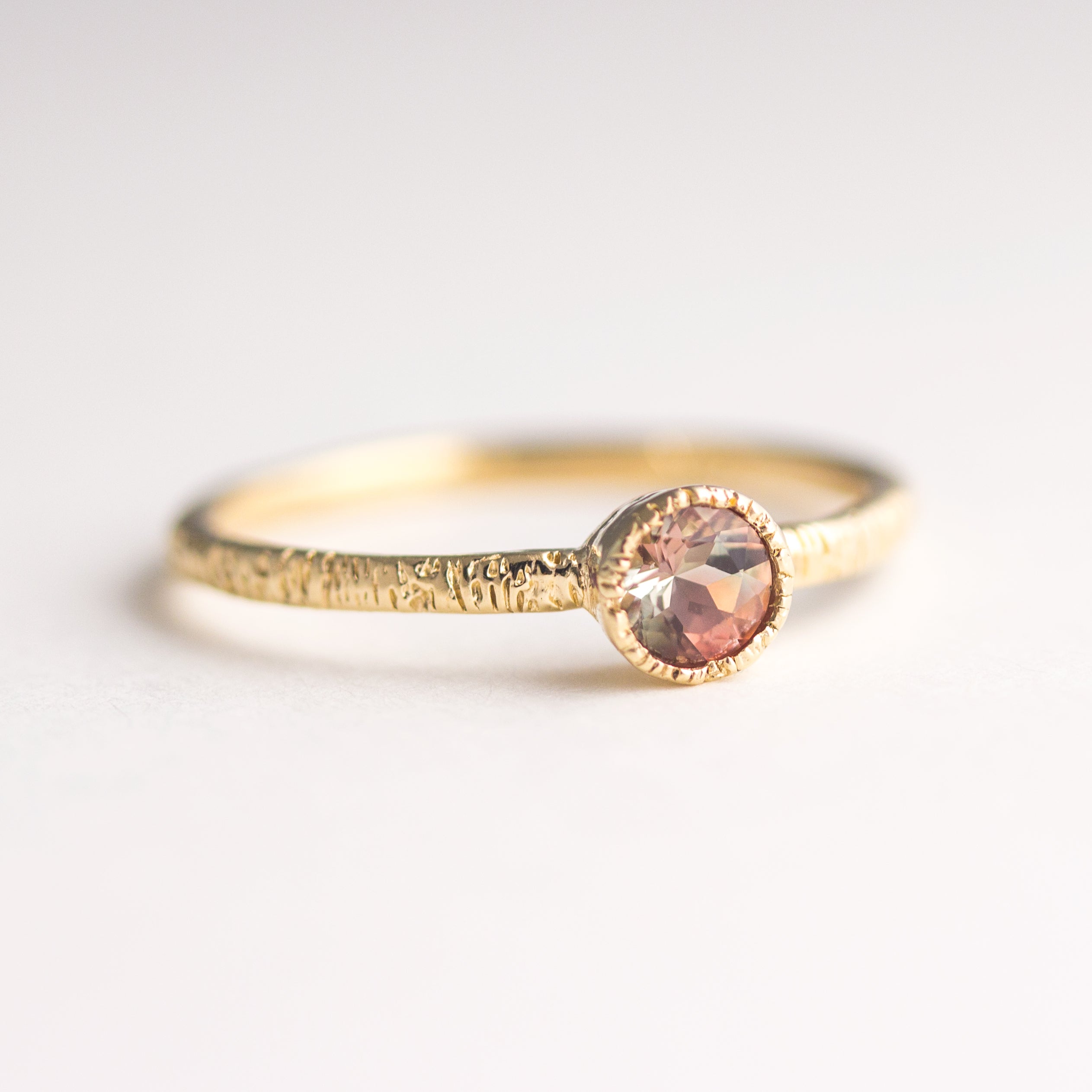 One of a Kind Oregon Sunstone Ring - Size 5.5