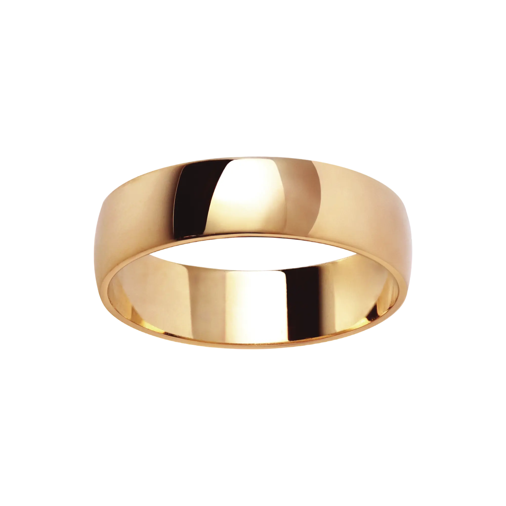 Tenderness Gold Wedding Ring - for her