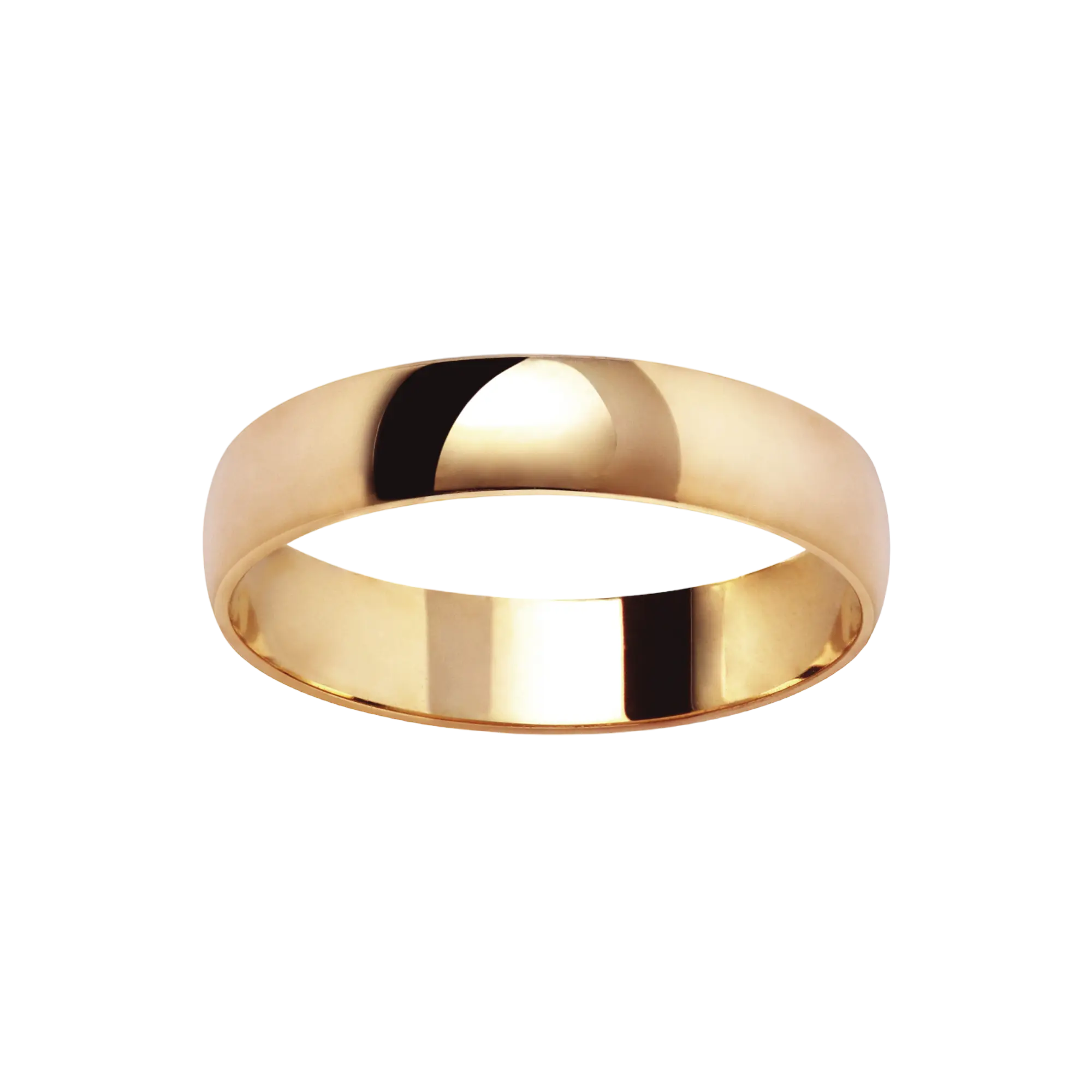 Tenderness Gold Wedding Ring - for her