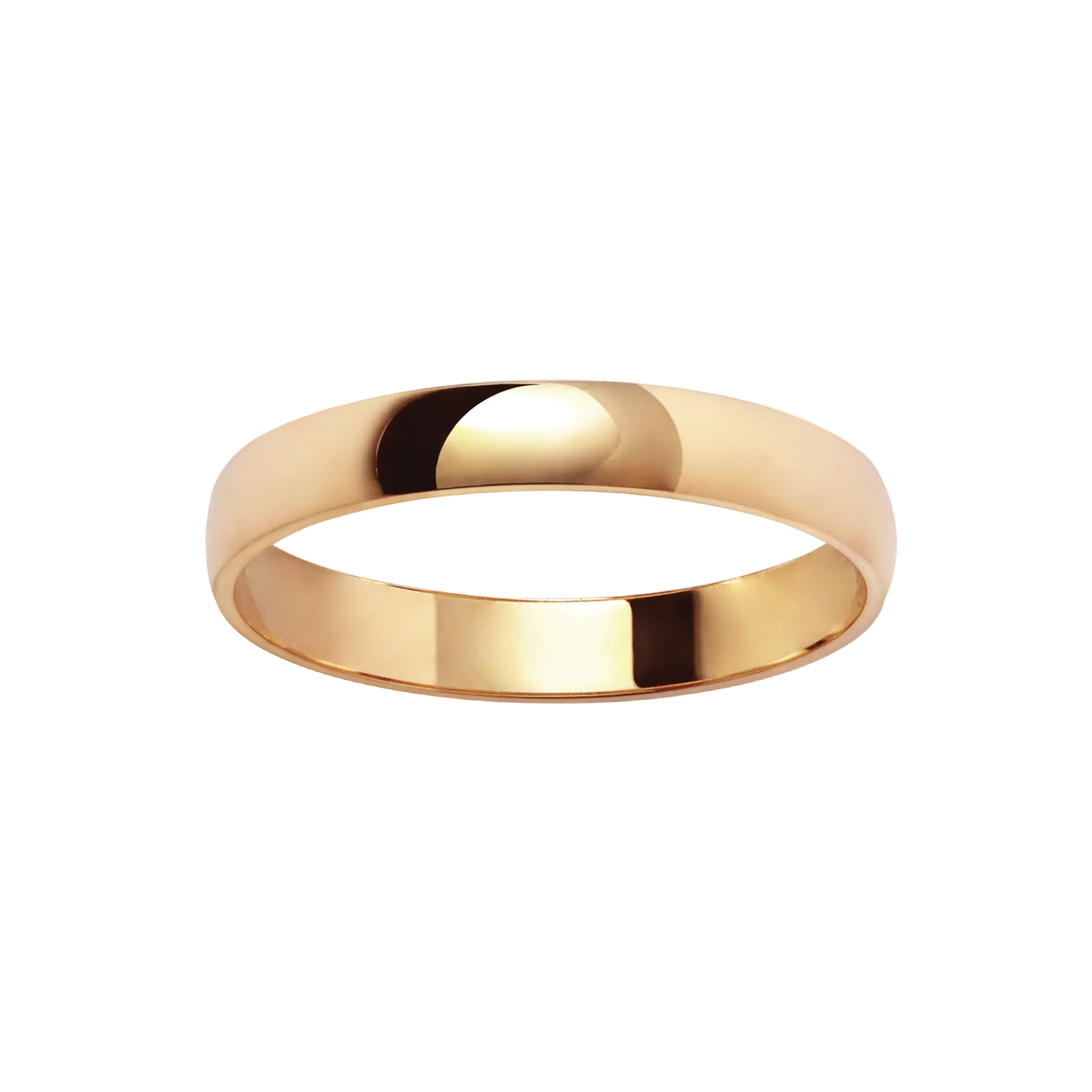 Tenderness Gold Wedding Ring - for her