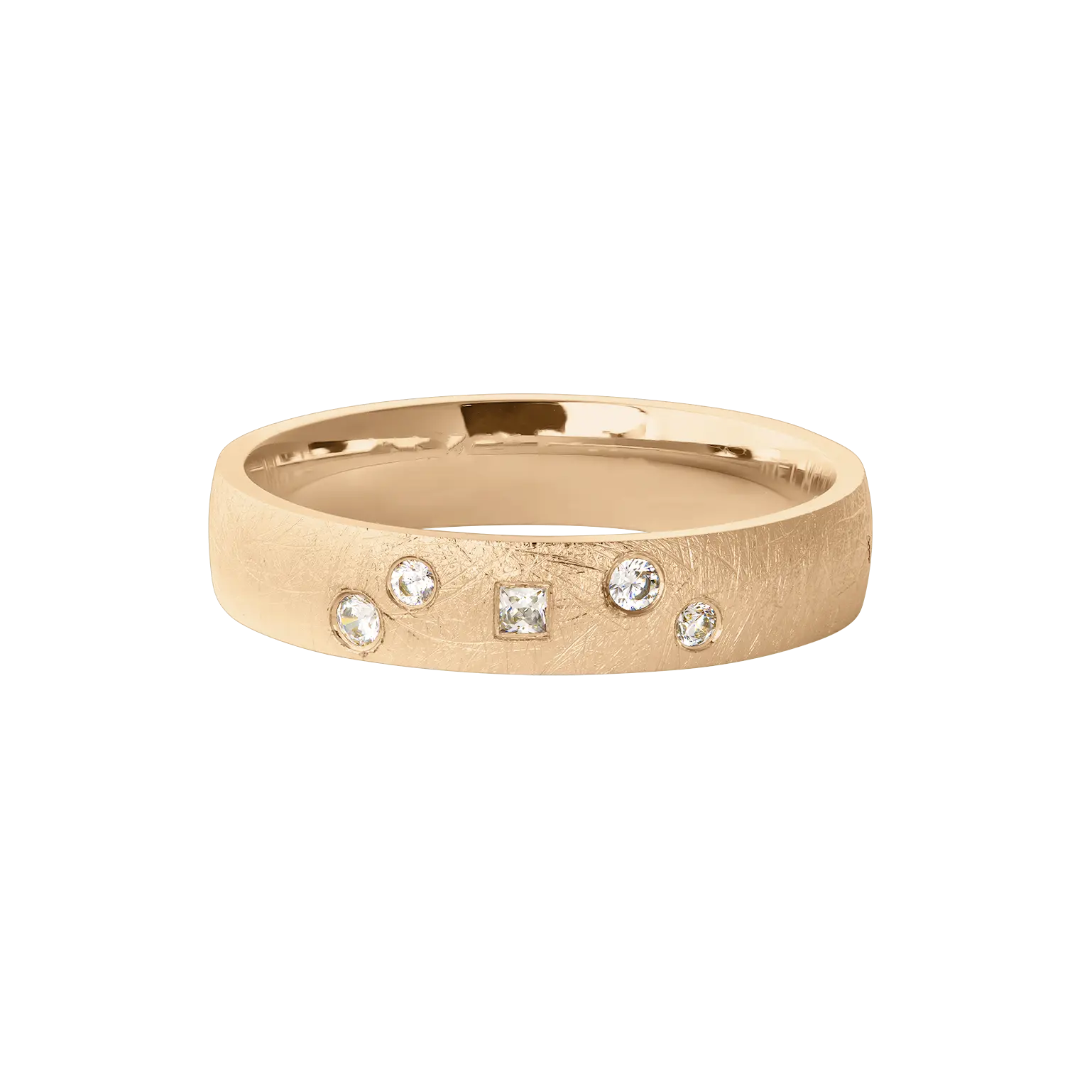 Gold Commitment Wedding Ring - for her