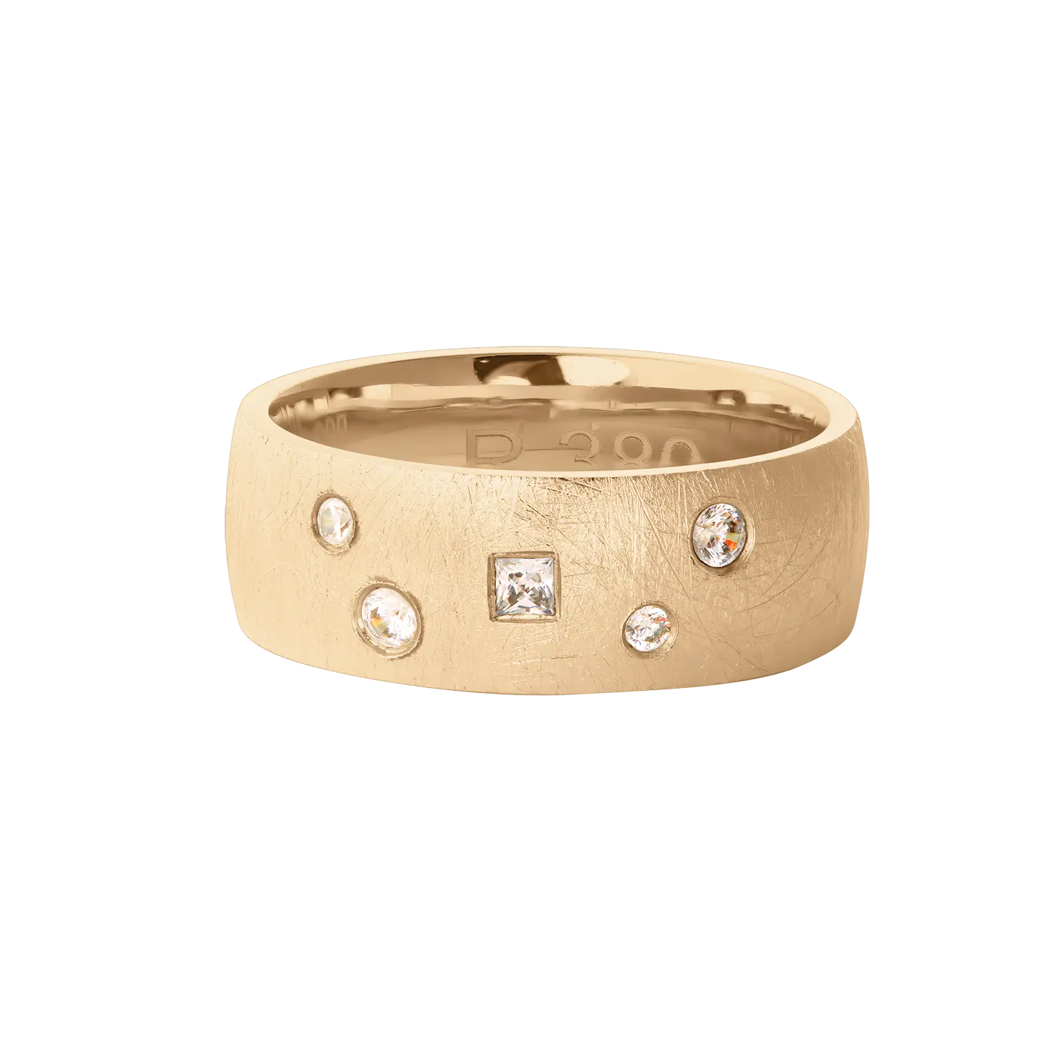 Gold Commitment Wedding Ring - for her