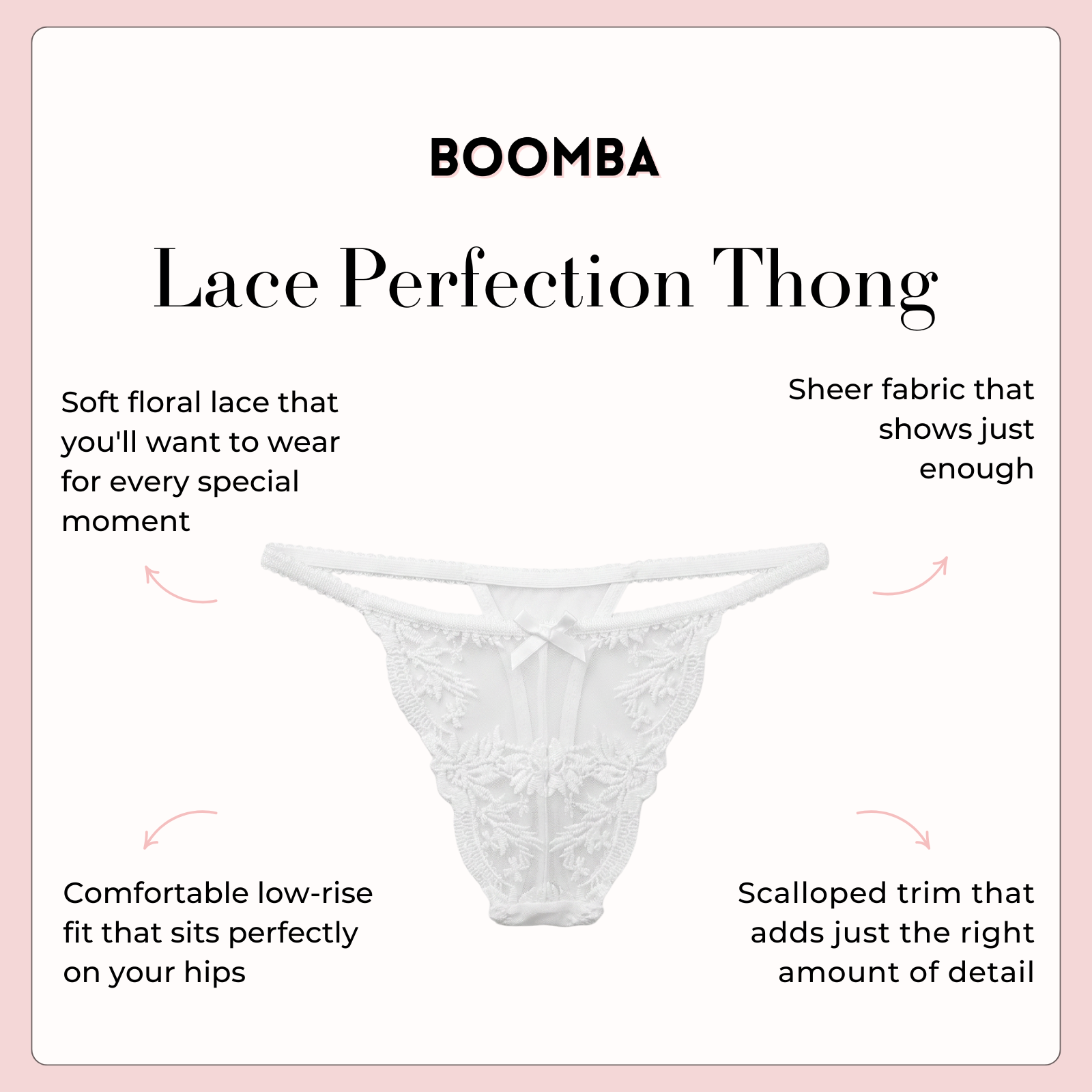 Lace Perfection Thong