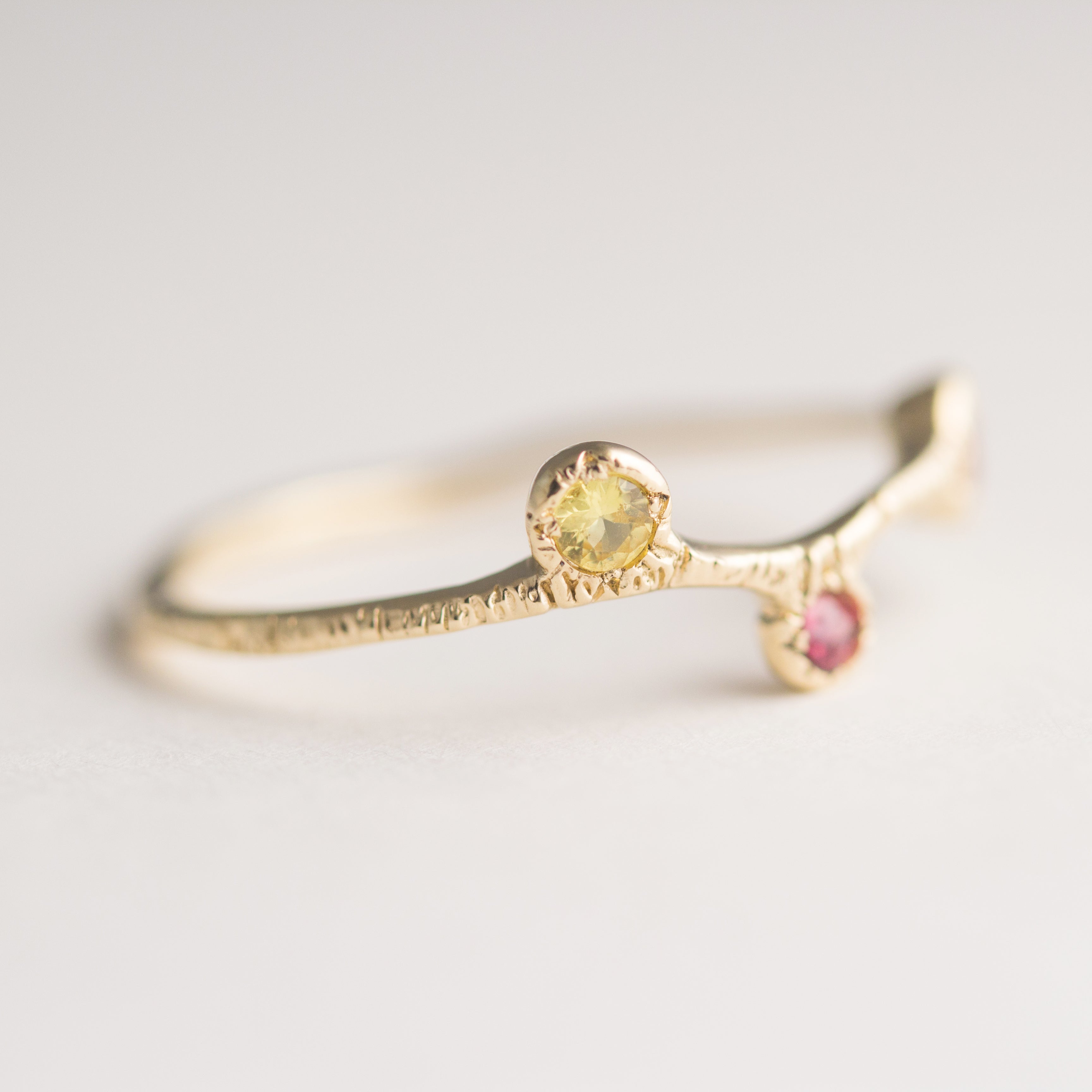 Tenten Sapphire + Topaz Ring