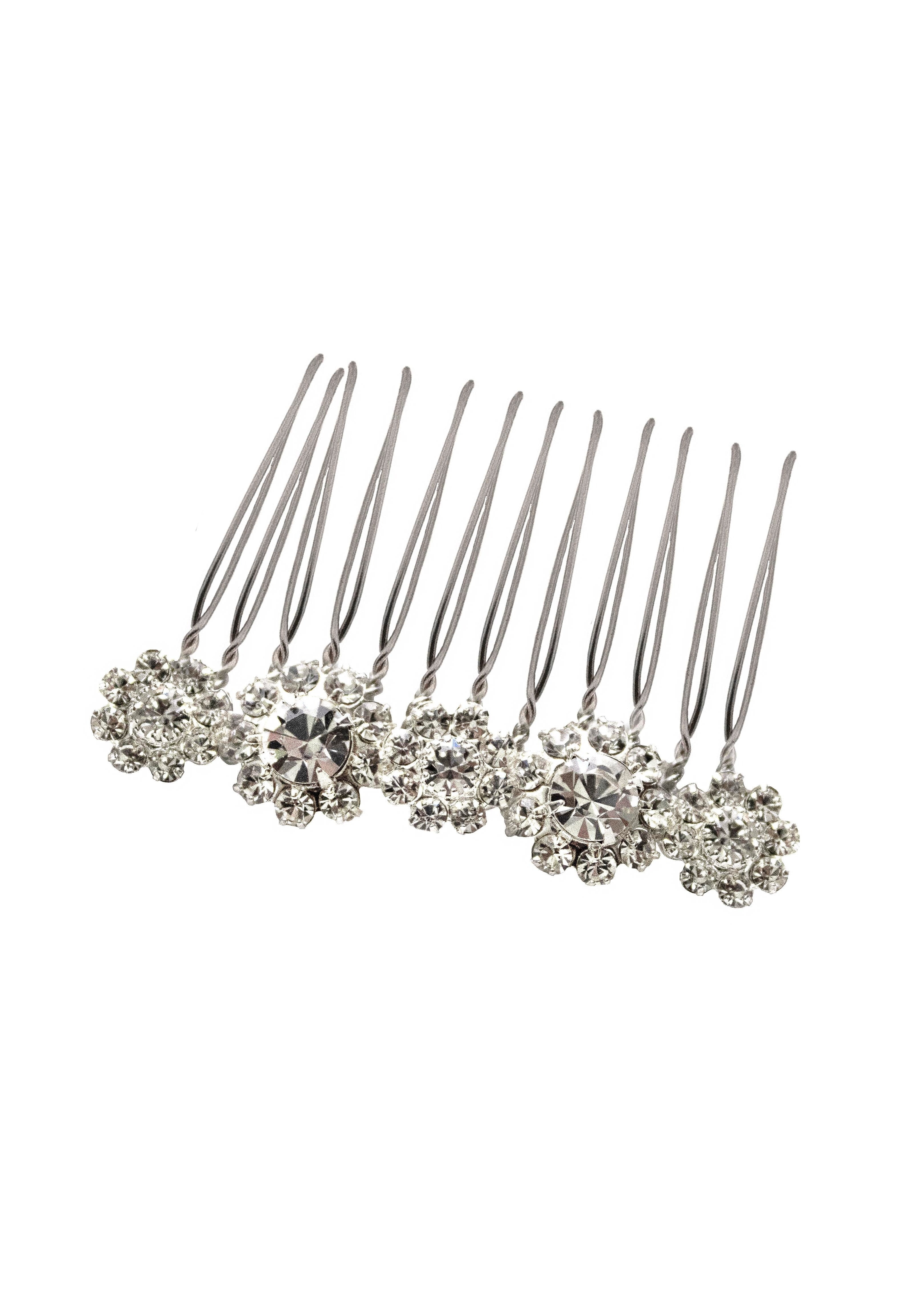 Gabi Crystal Floral Hairpiece