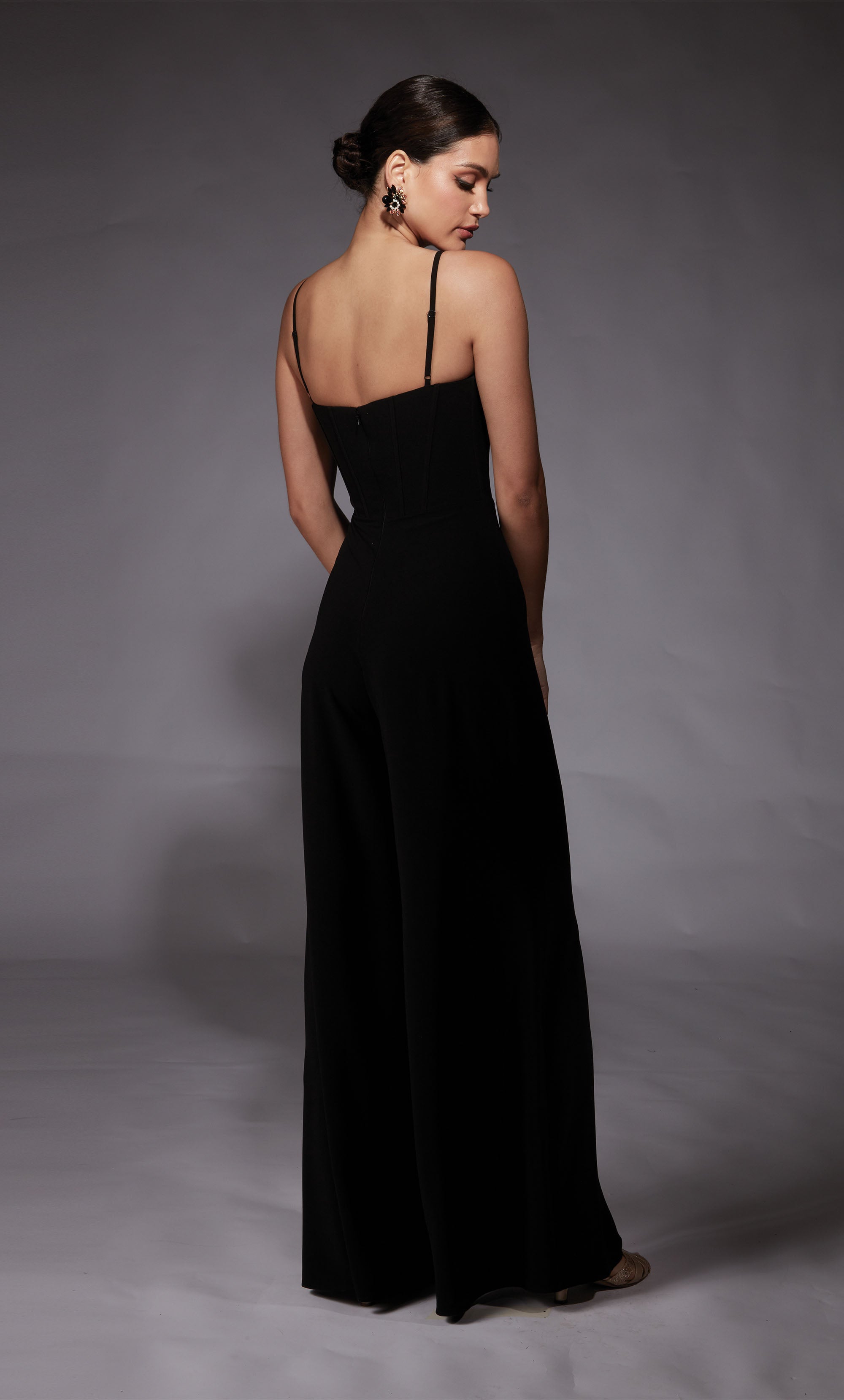 ALYCE Paris 70075 Bridal Sweetheart Neckline Corset Jumpsuit Dress