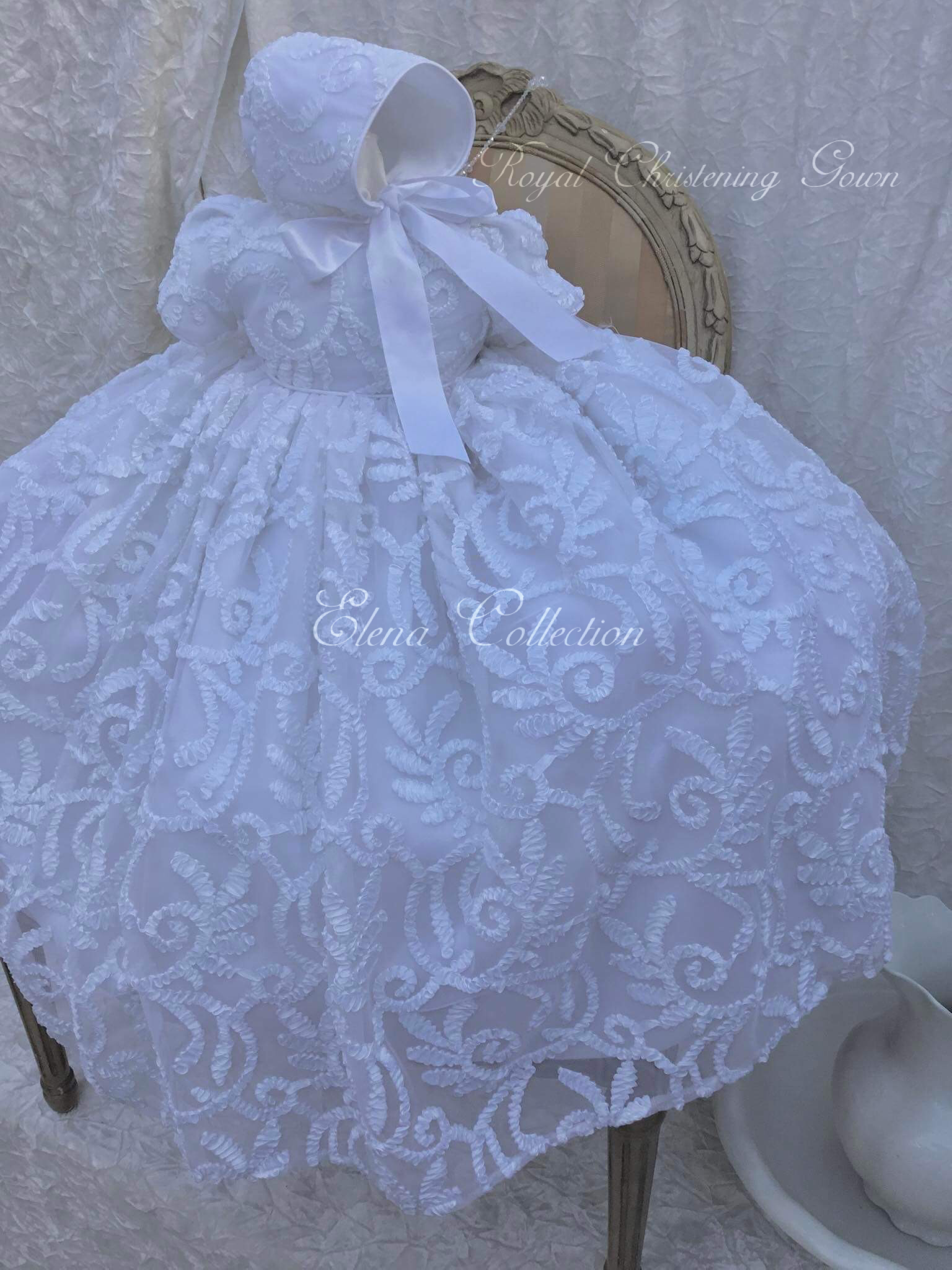 Blanca  - Heirloom Christening Gown