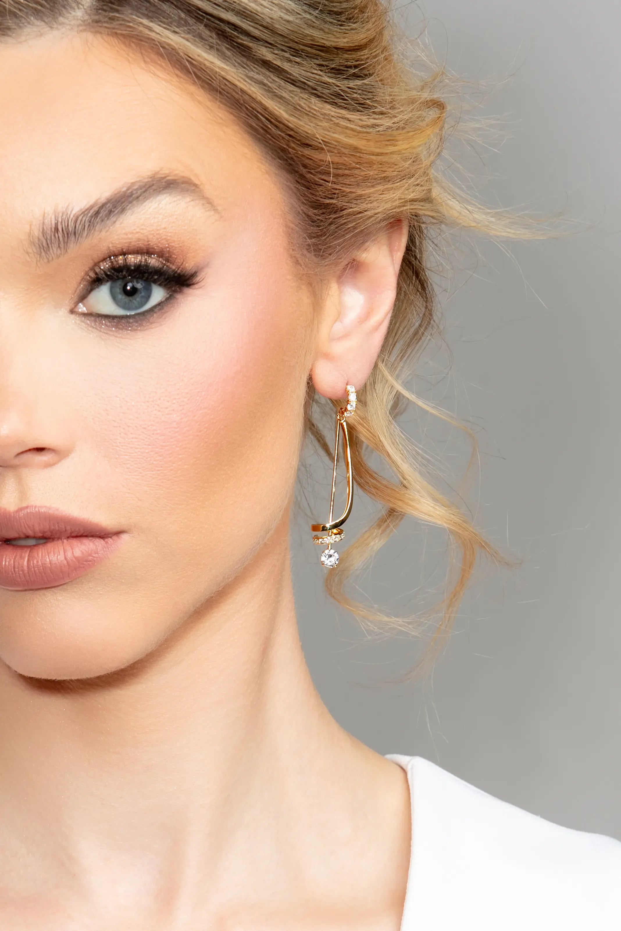 Vanessa Cubic Zirconia Drop Earrings