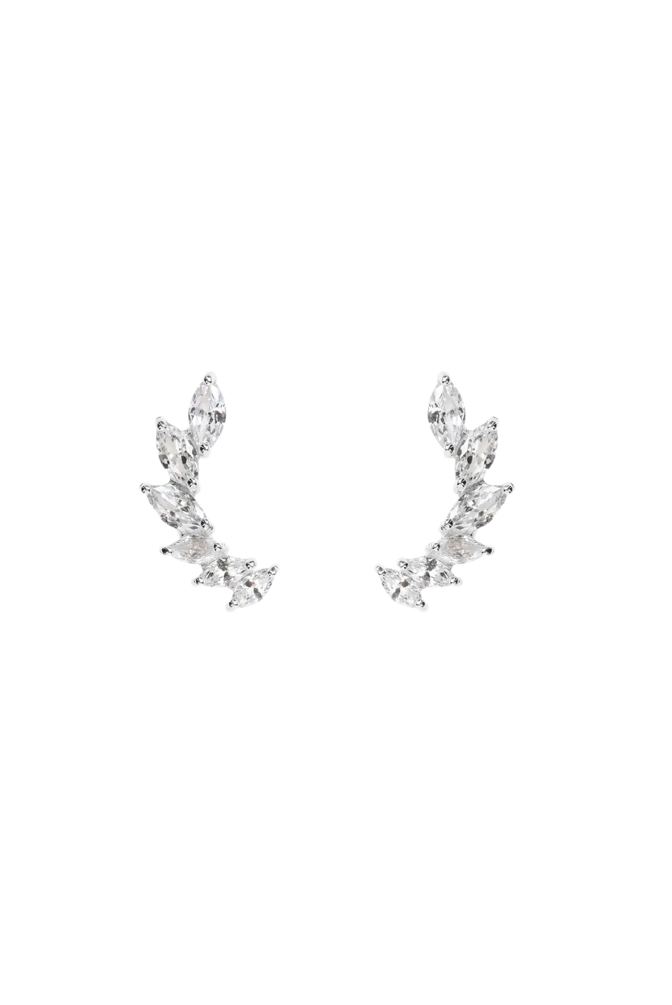 Silver Papillon Earrings