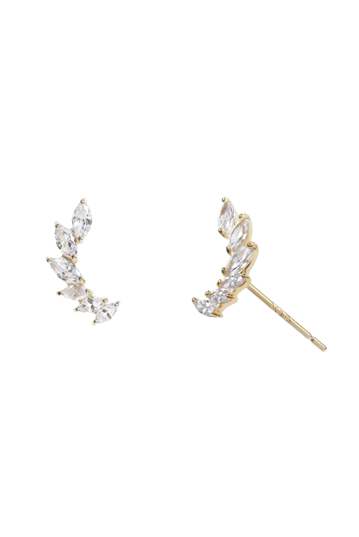 Silver Papillon Earrings