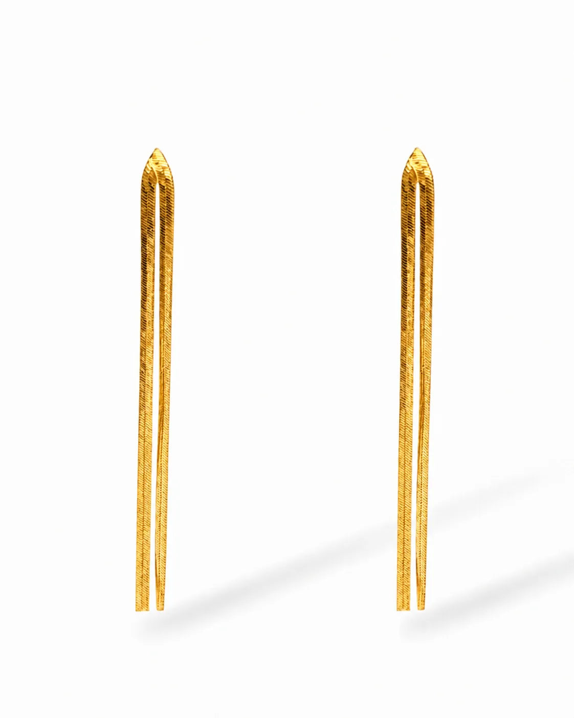 Vicky Sleek Metal Earrings