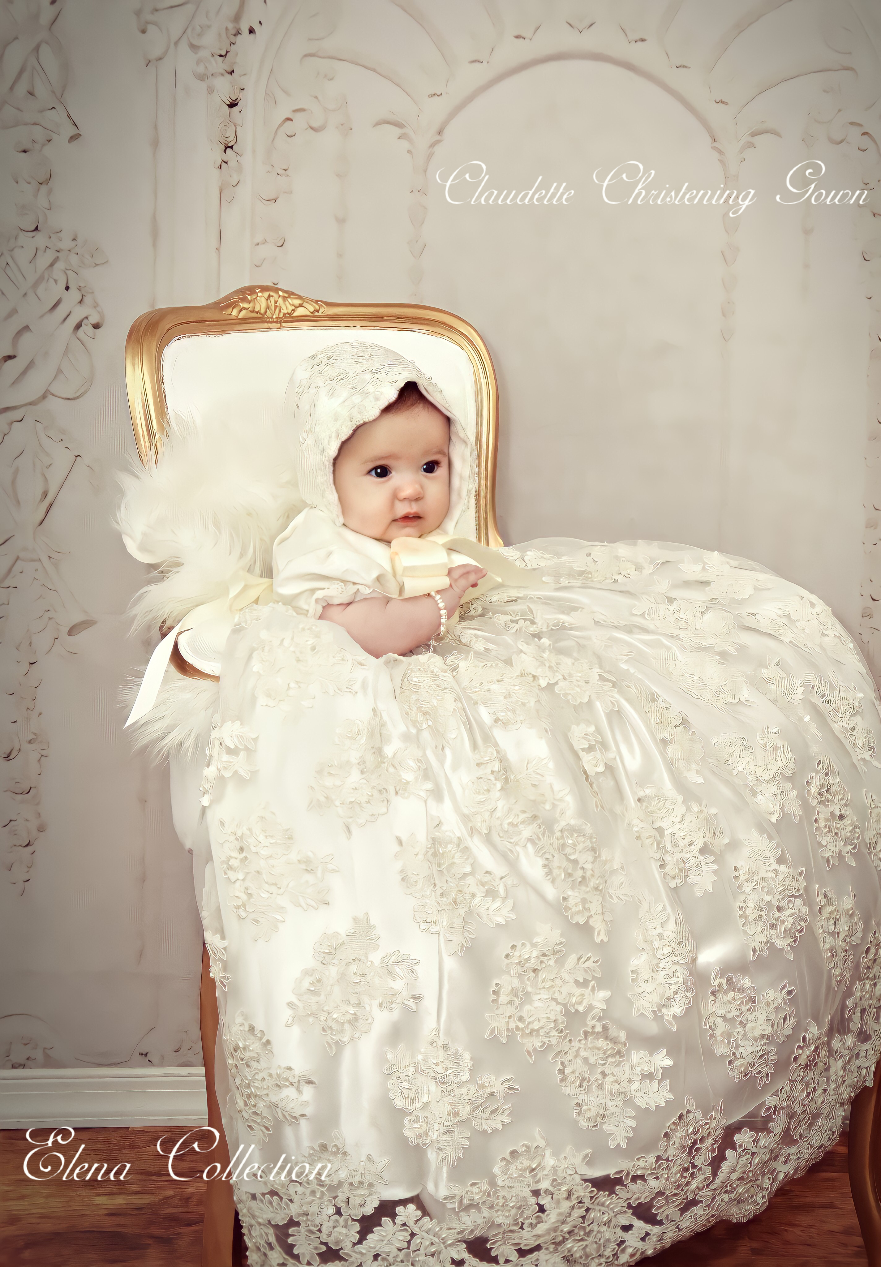 Claudette  - Heirloom Christening Gown