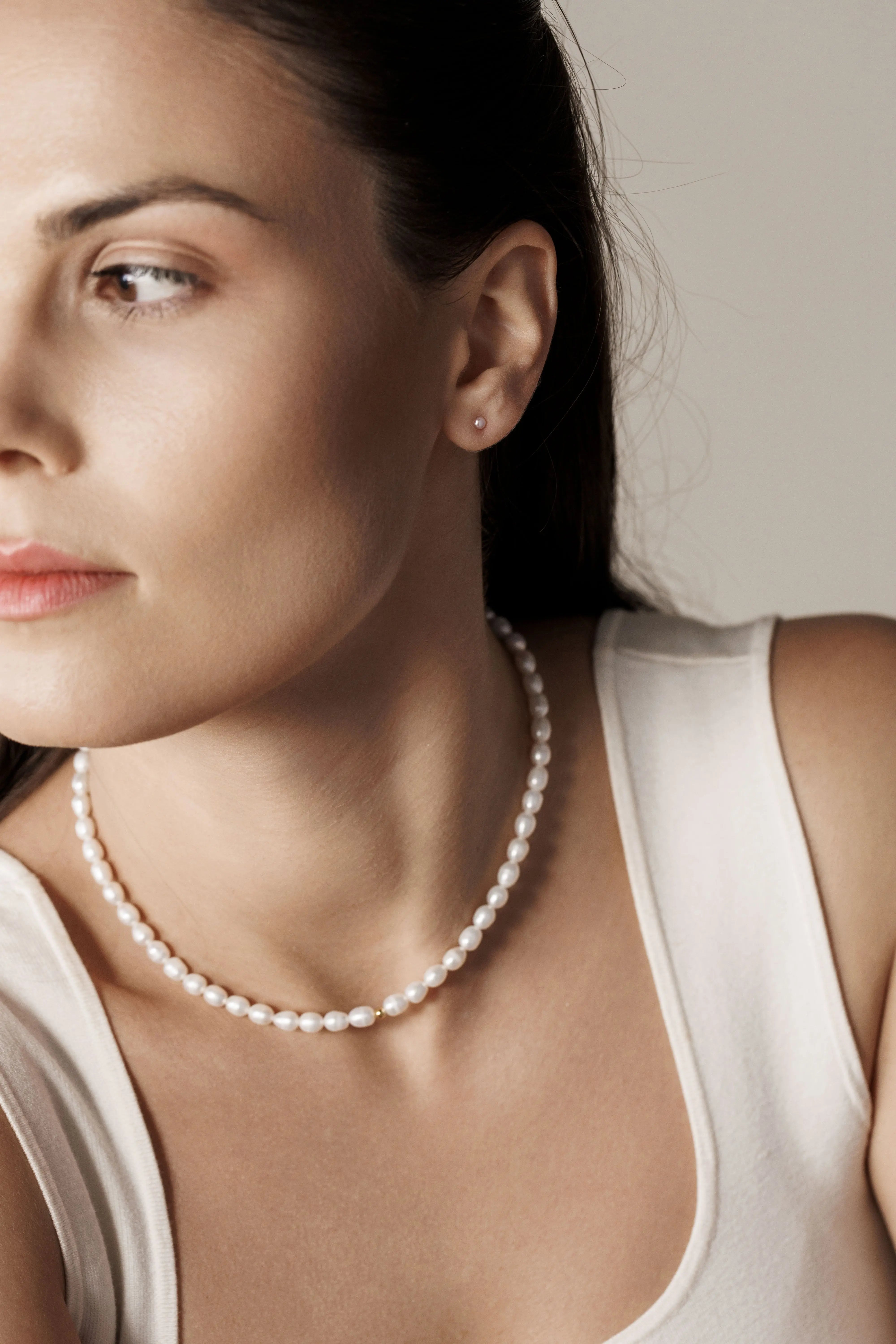 Just Pearls Silver Earrings