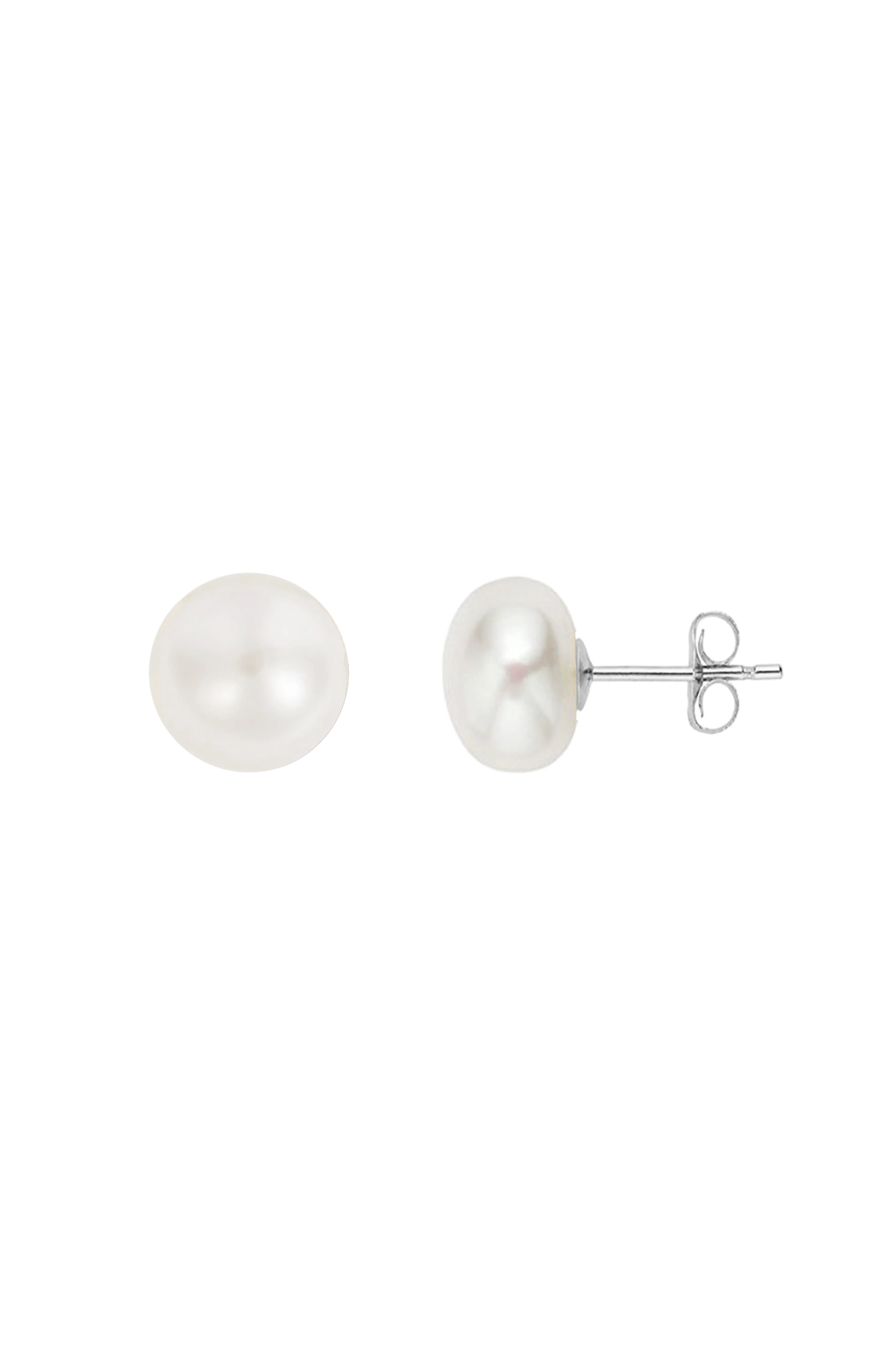 Just Pearls Silver Earrings