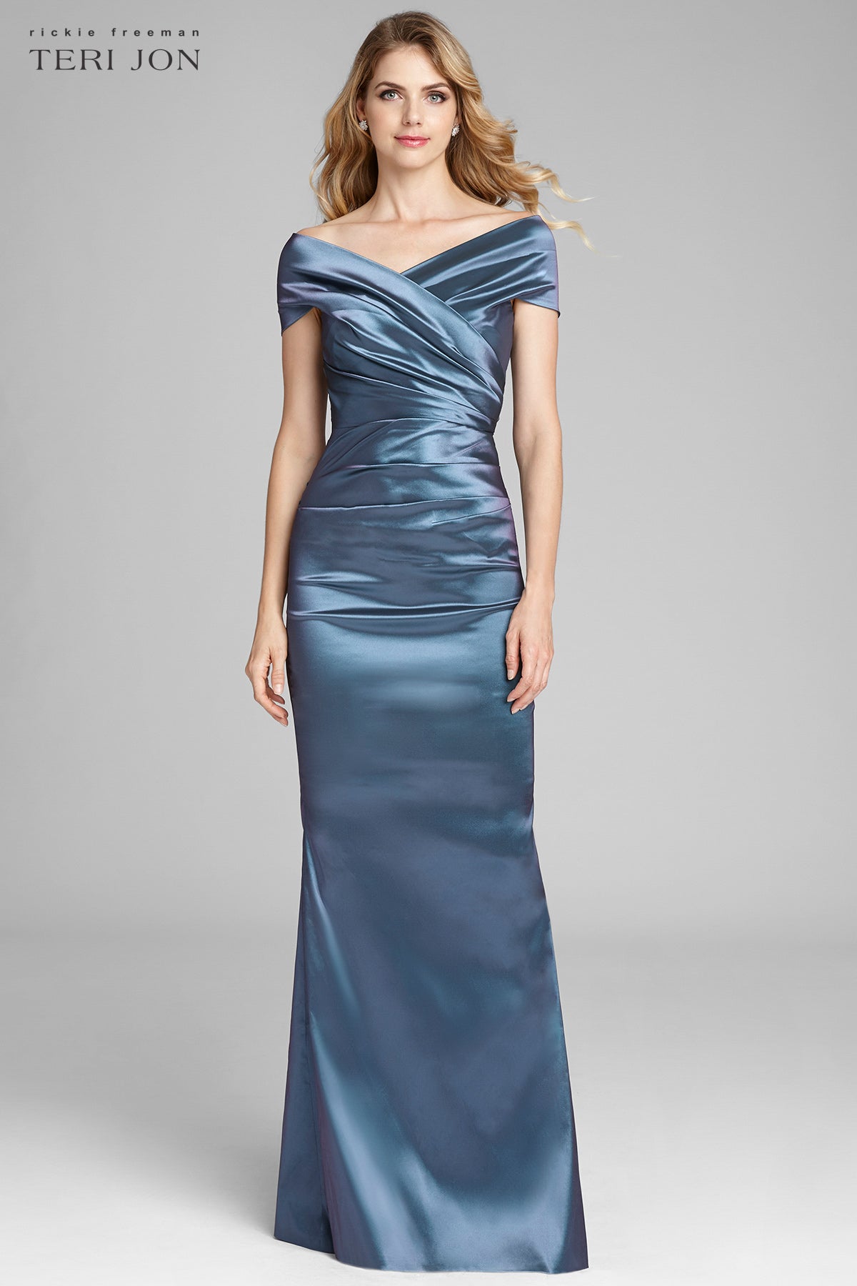 Off The Shoulder Stretch Portrait Gown
