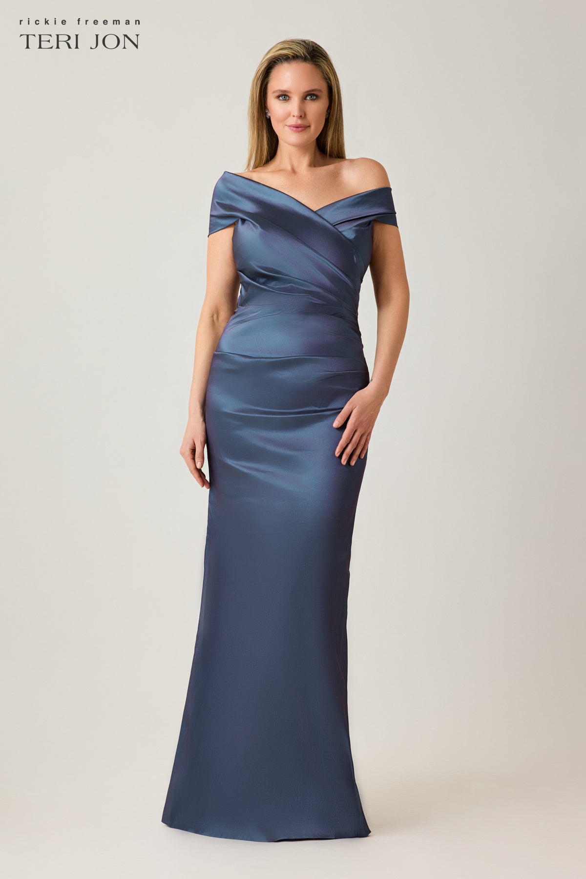 Off The Shoulder Stretch Portrait Gown