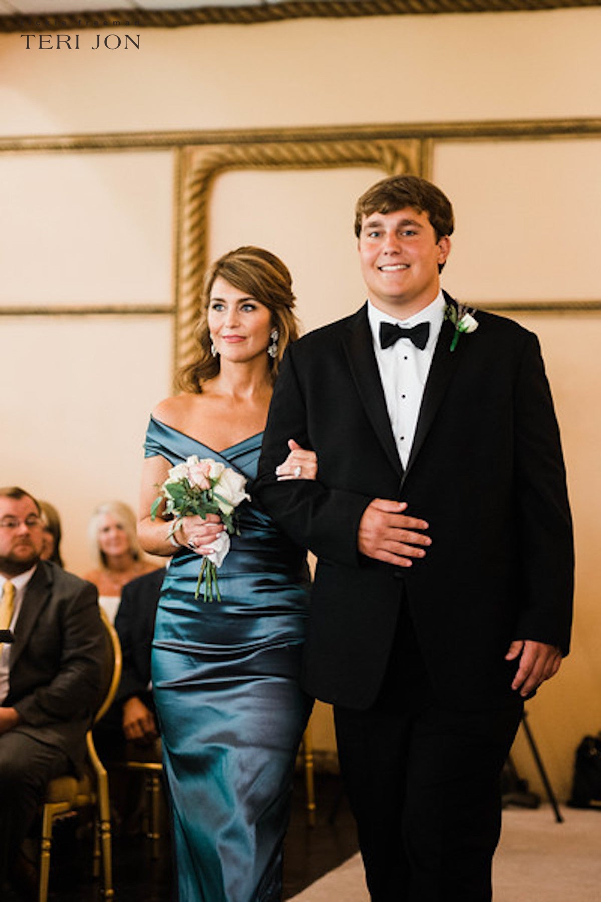 Off The Shoulder Stretch Portrait Gown