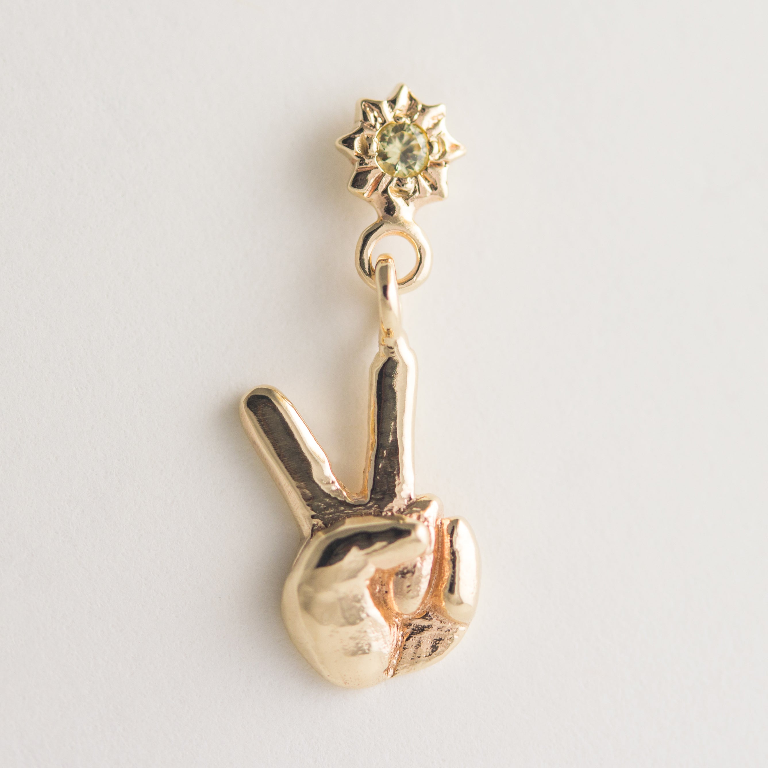 Starry Scissors Sapphire Earrings