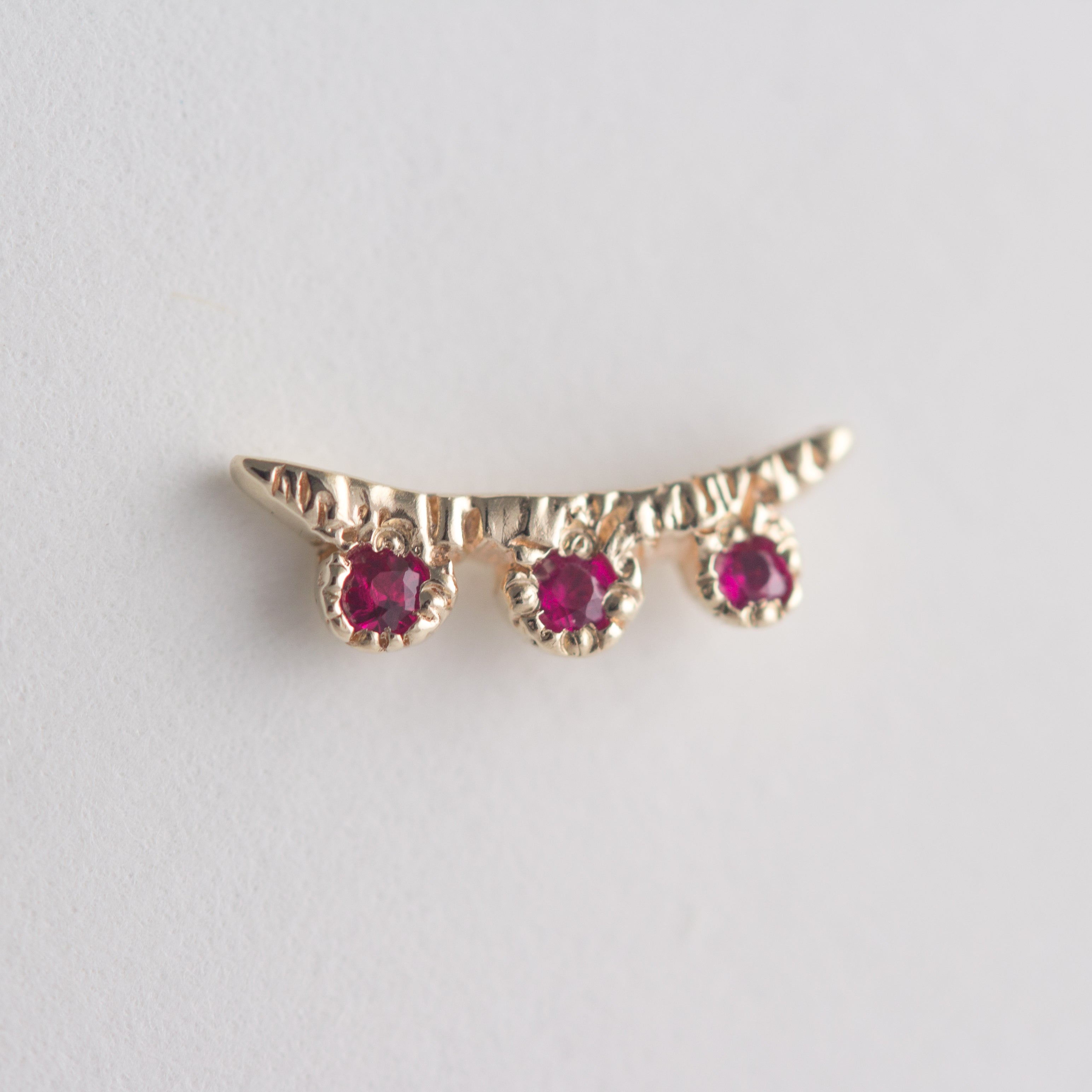 Arco Ruby Earrings