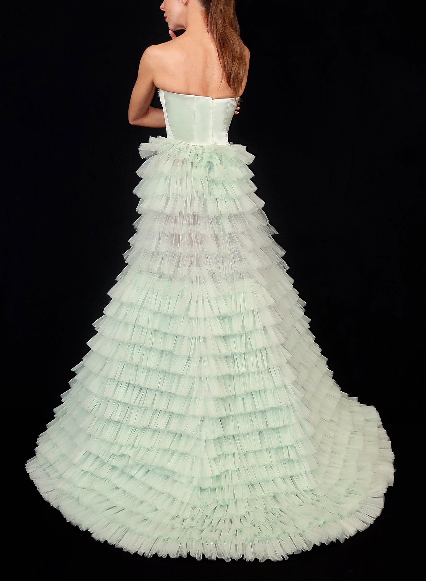 Mint Green Tulle Dress - Persephone