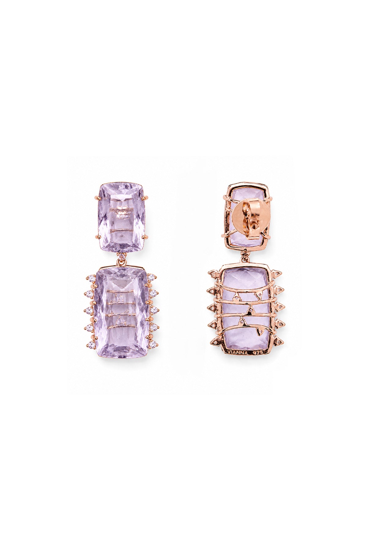 Crystal Stone Drop Earrings